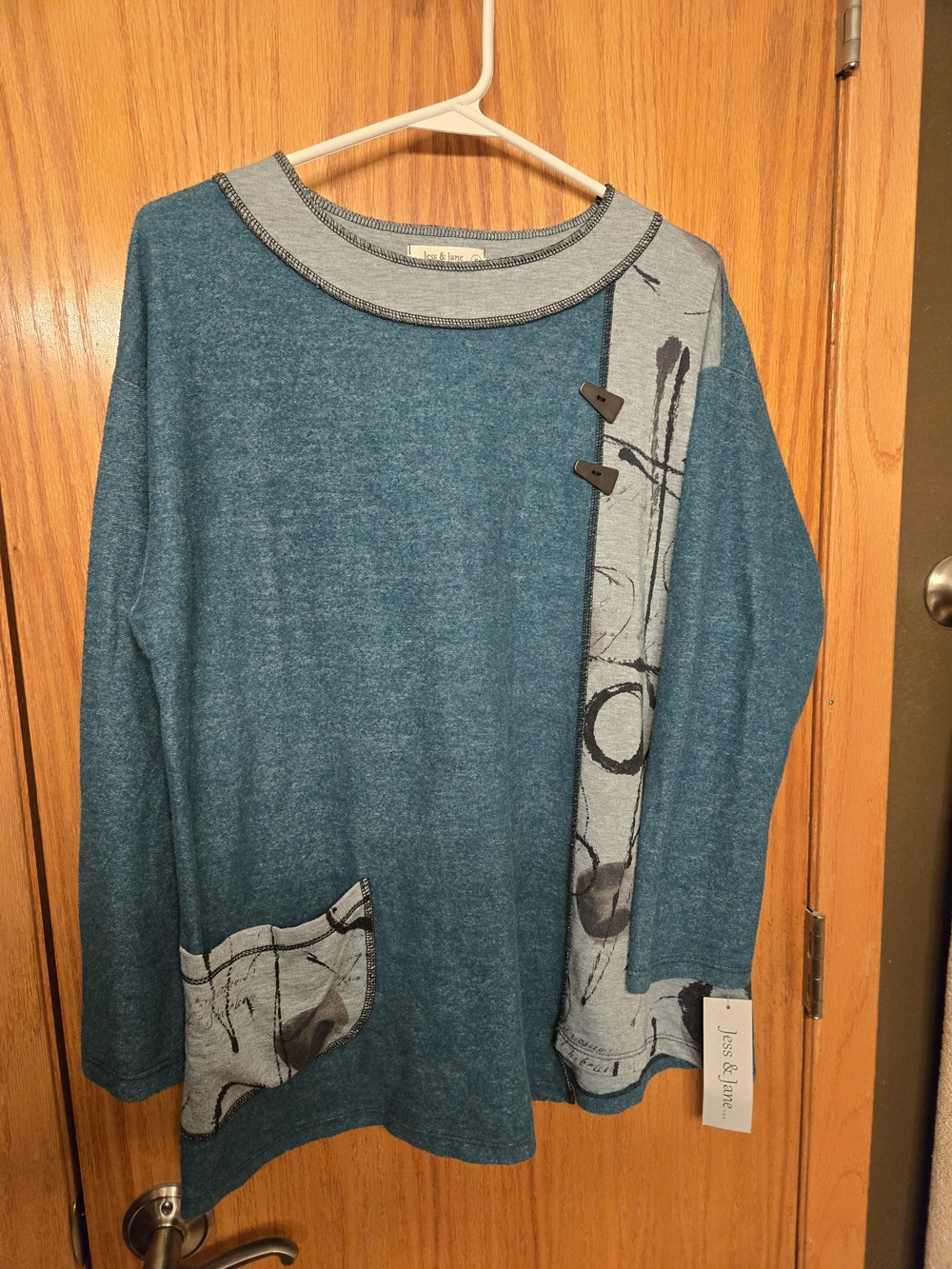 Jess & Jane, Small Fleece Tunic Top